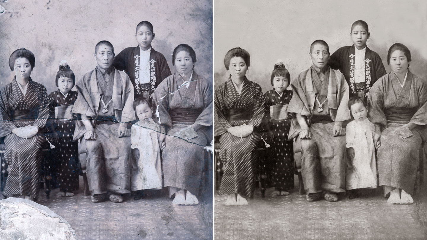 撮影メニュー 写真のお直し | 岡部写真館